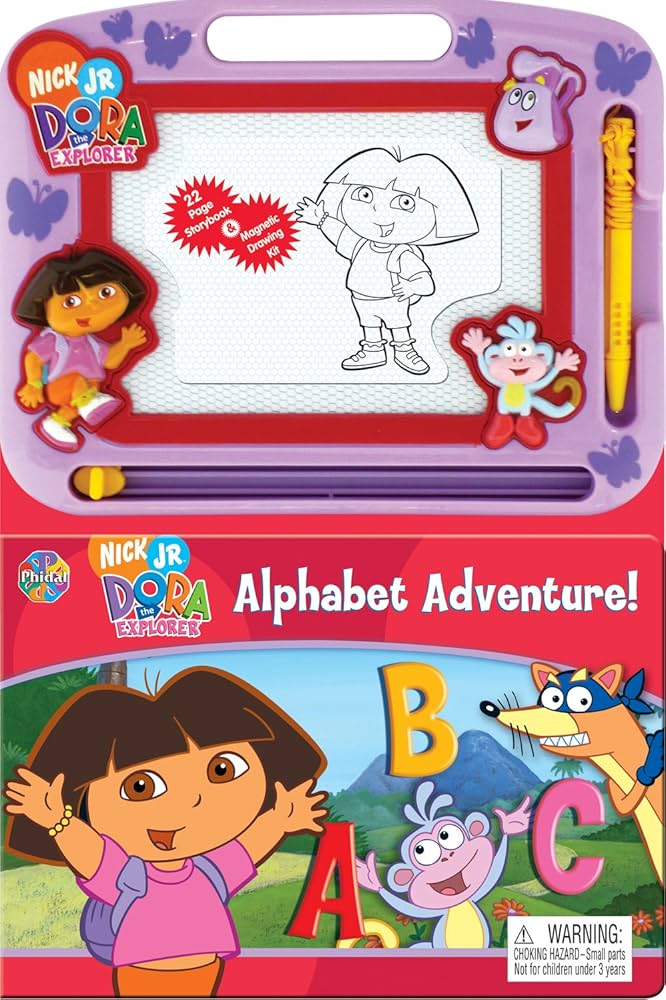 Amazon.com: Dora Alphabet Adventure Storybook & Magnetic